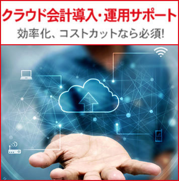 クラウド会計導入・運用サポート 効率化、コストカットなら必須!
